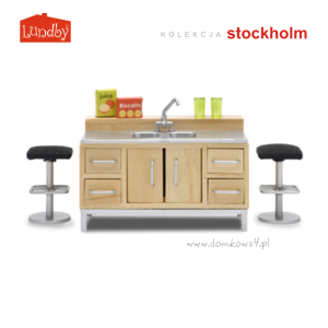 LUNDBY Zlewozmywak z hokerami