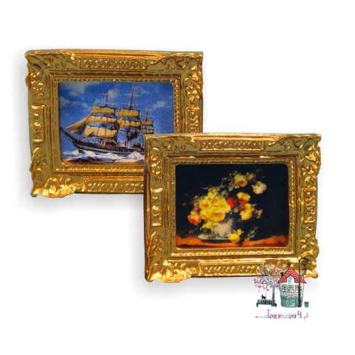 Obrazy w złotych ramach Z/SA/D560