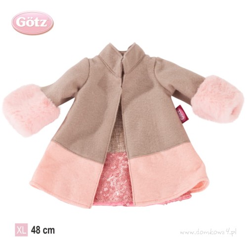 Ubranko dla lalki Götz   płaszcz pluszowy  Z/G/3403034