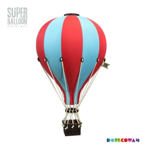 BALON DEKORACYJNY Czerwono- błękitny  TM744