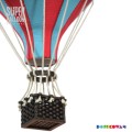 BALON DEKORACYJNY Czerwono- błękitny  TM744