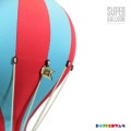 BALON DEKORACYJNY Czerwono- błękitny  TM744
