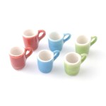 Miniaturowe kubki kolorowe