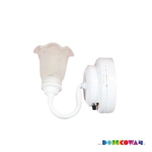 Miniaturowy kinkiet biały LED