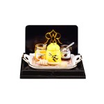 Miniaturowa taca z miodem