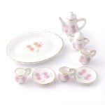 Miniaturowy serwis kawowy "Różany"