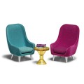 Fotele i stolik LUNDBY    Z/M/60-3059