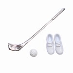 Miniaturowy kij golfowy z akcesoriami