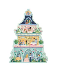 Puzzle DJECO GIGANT "Wieża Księżniczek" 36 elementów
