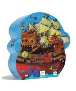 Puzzle DJECO "Statek Piratów" 54 elementy