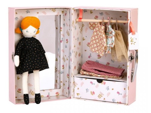 Walizka z lalką i garderobą PARYŻANKA- Moulin Roty    642564