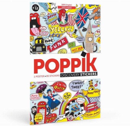Wyklejanka 100% ANGLII- Poppik     P/POP/DIS009