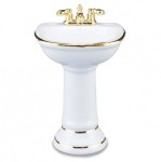 Miniaturowa umywalka porcelanowa "Classical"