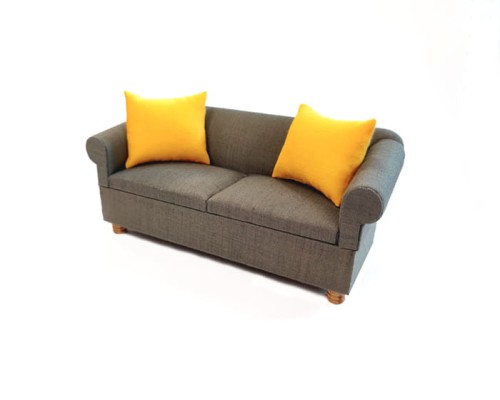 Miniaturowa sofa z poduszkami    Z/CR/31000