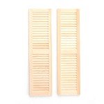 Miniaturowe okiennice drewniane