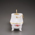 Miniaturowa wanna porcelanowa "Różana"    Z/R/770/2