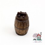 Miniaturowa beczka drewniana