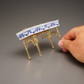 Miniaturowa umywalka podwójna "Kwiatowa"      Z/R/731/7