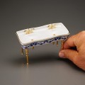 Miniaturowa umywalka podwójna "Kwiatowa"      Z/R/731/7