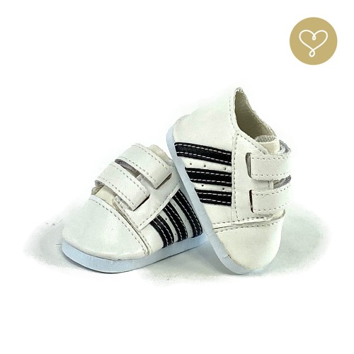 Buty "Białe 2" dla lalki Lullu Dolls 40 cm    P/LLD/019