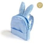 Plecaczek dla lalki Lullu Dolls 40 cm- niebieski