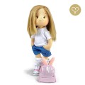 Plecaczek dla lalki Lullu Dolls 40 cm- różowy     P/LLD/023