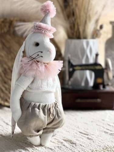 Królik LULLU DOLLS "Królik Biały"    P/LLD/KR.BI