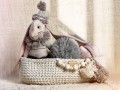 Królik LULLU DOLLS "Królik Beżowy"     P/LLD/KR.BEŻ