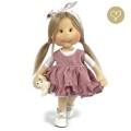 Ubranko "Sukienka lniana" dla lalki Lullu Dolls 40 cm