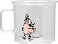 Kubek szklany MUMINKI 'Mała Mi" - 350 ml       716-035-08
