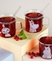 Kubek szklany MUMINKI "Mała Mi" - 350 ml        741-035-03