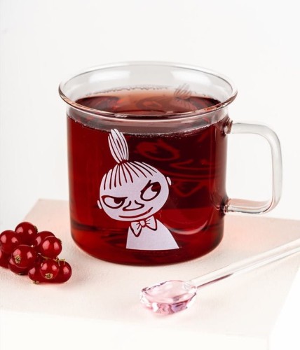 Kubek szklany MUMINKI "Mała Mi" - 350 ml        741-035-03