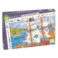 Puzzle DJECO "Piraci" 100 elementów     DJ07506