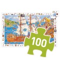 Puzzle DJECO "Piraci" 100 elementów     DJ07506