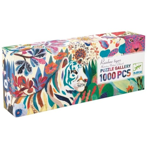 Puzzle DJECO "Rainbow Tiger" 1000 elementów     DJ07647