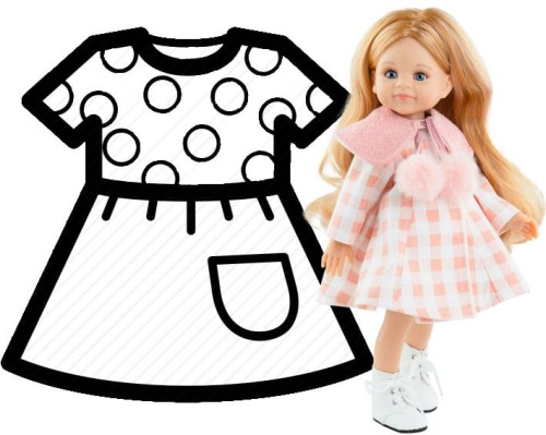Ubranko dla lalki Paola Reina 32 cm   54490