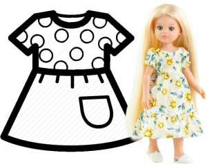 Ubranko dla lalki Paola Reina 32 cm