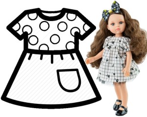 Ubranko dla lalki Paola Reina 32 cm