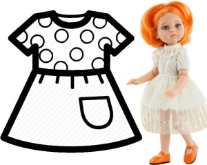 Ubranko dla lalki Paola Reina 32 cm