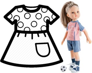 Ubranko dla lalki Paola Reina 32 cm