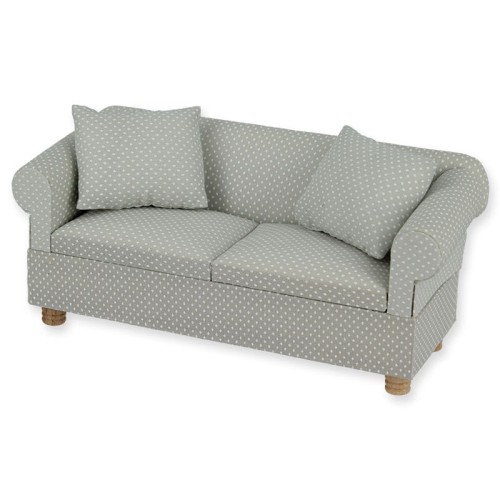 Miniaturowa sofa w groszki       31002
