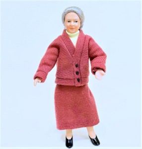 Miniaturowa lalka "Babcia"