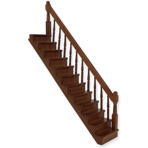 Miniaturowe schody orzechowe prawe      798353