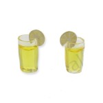 Miniaturowe szklanki z lemoniadą