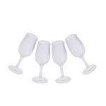Miniaturowe kieliszki do szampana- 4 szt.