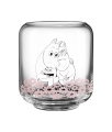 Wazon szklany / Świecznik MUMINKI "Moomin Together"