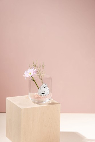 Wazon szklany / Świecznik MUMINKI "Moomin Together"