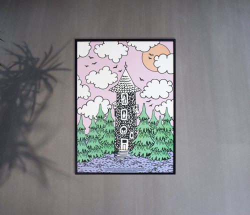 Plakat MUMINKI "Dom Muminków"      MOOMIN62B