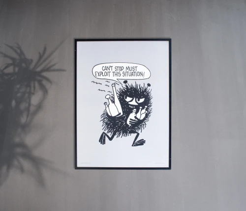 Plakat MUMINKI "Bobek"       STINKY62A