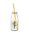 PIPPI Szklana butelka do napojów ze słomką       404-045-01